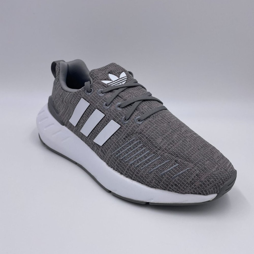 adidas Swift Run 22 Grey / White Womens Shoes - Picture 7 of 8